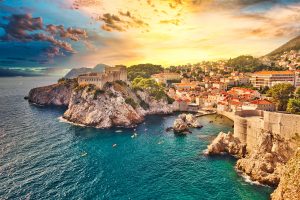 Fort,Lovrijenac,From,The,Top,Walls,Of,Dubrovnik,City,Of