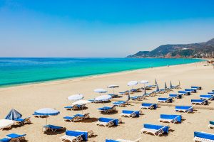 Cleopatra,Beach,With,Nice,Sand,And,Blue,Sea.,Alanya,,Antalya,