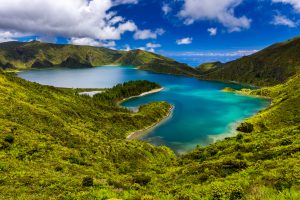 Beautiful,Panoramic,View,Of,Lagoa,Do,Fogo,Lake,In,Sao