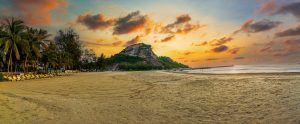 Hua,Hin,Beach,Scenery,,Thailand,mountain,And,Beach,Scenery,,Hua,Hin,